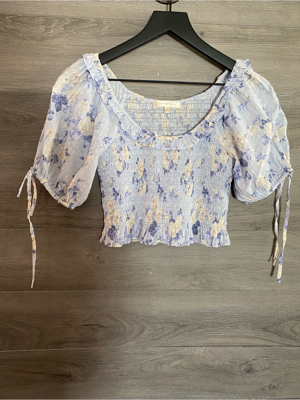 Loveshackfancy Molly Heirloom Print Top
